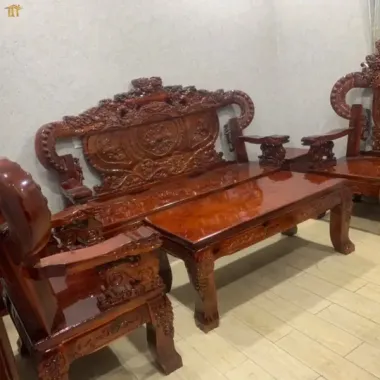 Bàn Ghế Gỗ Kiểu Mới Gỗ Tràm