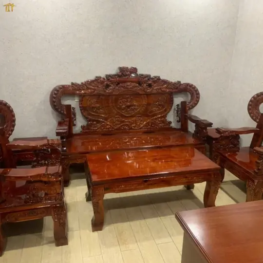 Bàn Ghế Gỗ Kiểu Mới Gỗ Tràm